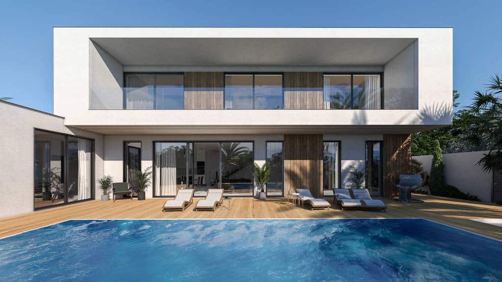 Diseño de casas con piscina